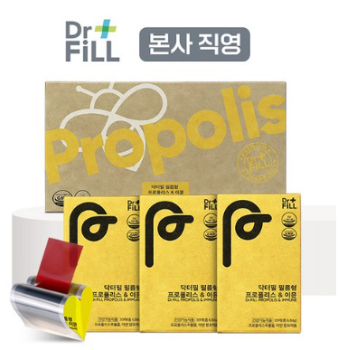 닥터필 필름형 수용성 프로폴리스 이뮨, 6.84g, 3개