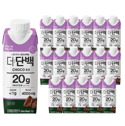 tft 더단백 드링크 초코, 250ml, 18개