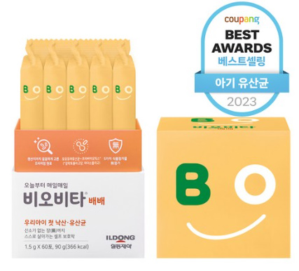 일동제약 비오비타 배배 유아 유산균, 90g, 1개