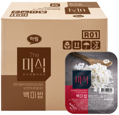 The미식 백미밥, 210g, 24개