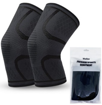 웰럽 프리미엄 NEW 무릎보호대, 블랙, XL, 2개