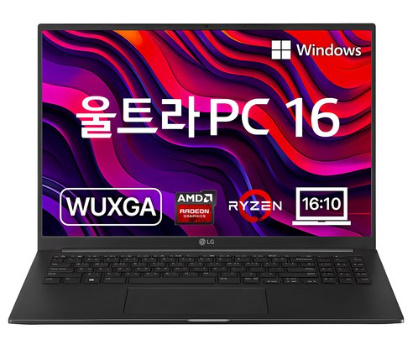 LG전자 2023 울트라 PC 엣지 16 라이젠5 라이젠 7000 시리즈 AMD Radeon
